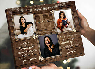 Memorial gifts for loss of wife