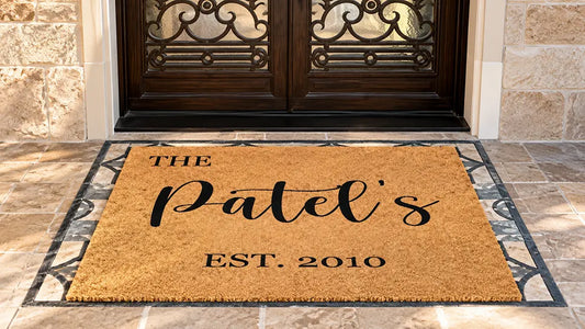 personalized door mats outdoor feature image