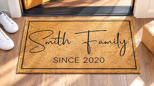 creat your own personalized doormat