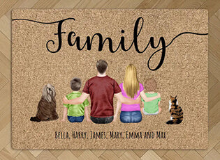 personalized family doormat thumbnail