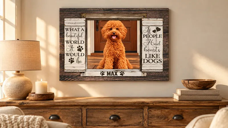 poodle photo frame gifts featured image