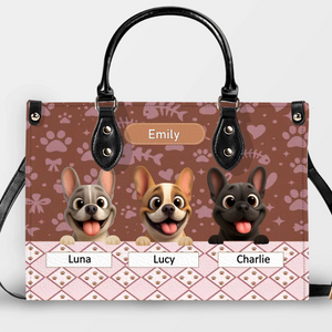 Customized Frenchie Handbag – Cute Dog Portrait Purse For Dog Mom