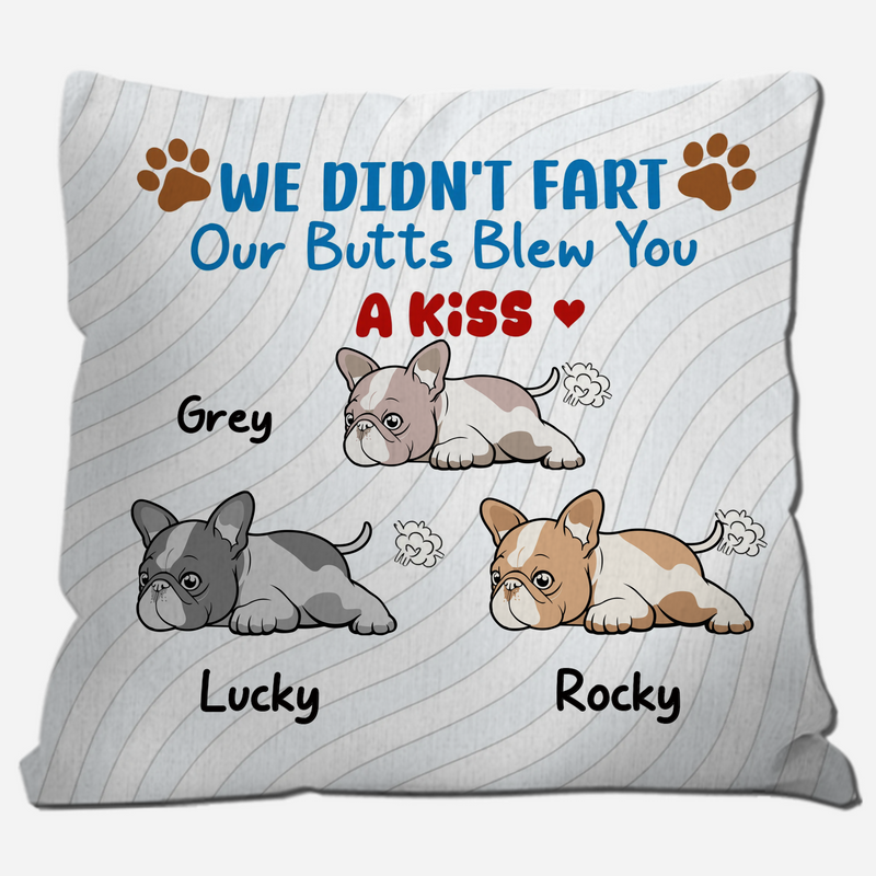 Personalized French Bulldog Pillow – I Didn't Fart Custom Name