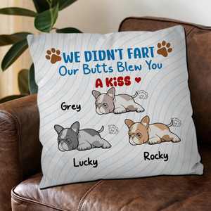 Personalized French Bulldog Pillow – I Didn't Fart Custom Name