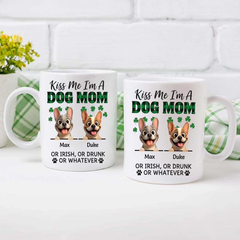 Customized French Bulldog Mug – Or Irish Or Drunk Dog Mom Gift