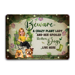 Customized Purple Morning Glory Yard Decor – Funny Outdoor Wall Metal Signs For Gift