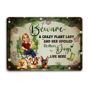 Customized Purple Morning Glory Yard Decor – Funny Outdoor Wall Metal Signs For Gift