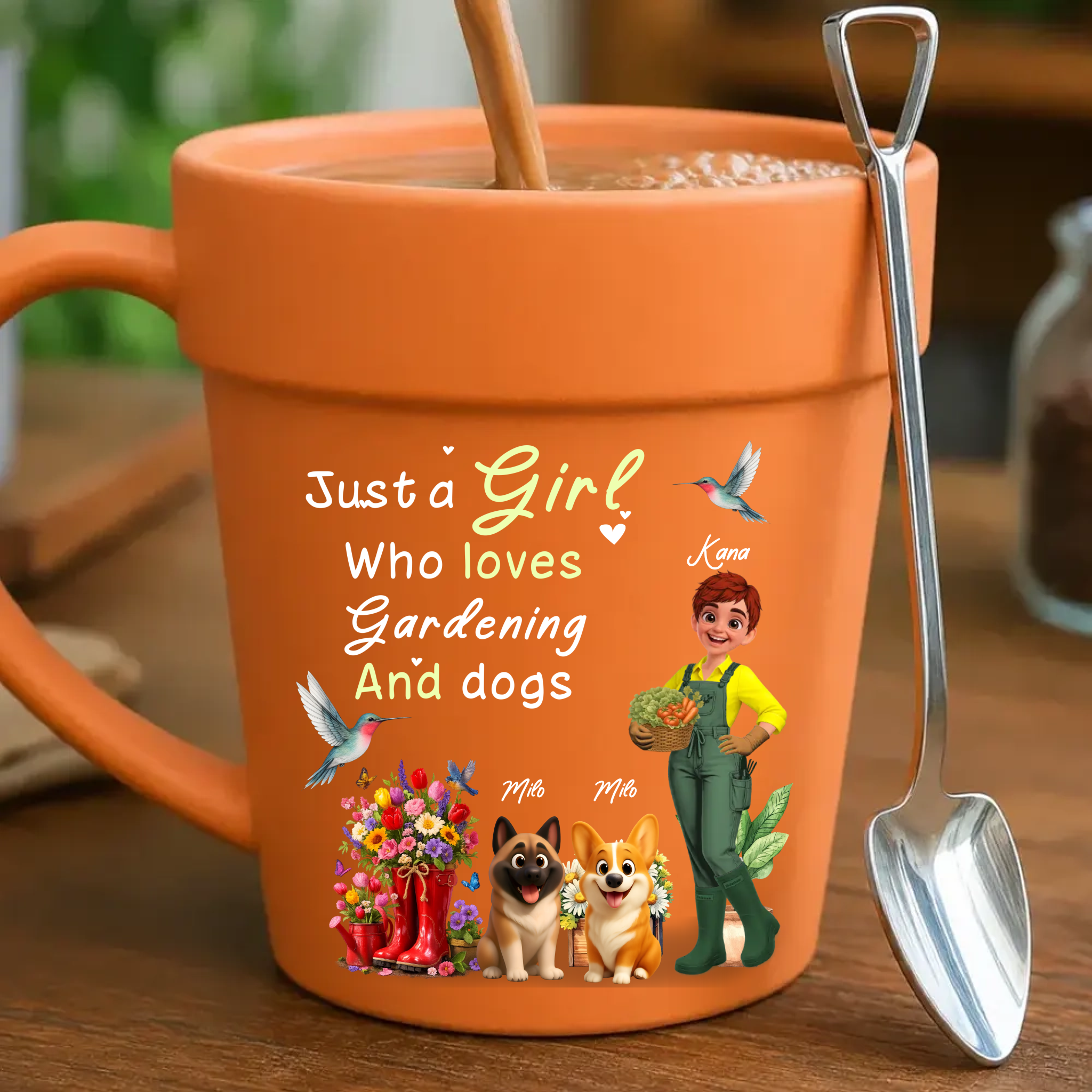 Special Gift For Gardeners – Customized Plant Pot Ceramic Mugs