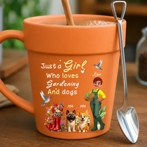 Special Gift For Gardeners – Customized Plant Pot Ceramic Mugs