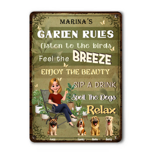 Customized Metal Signs Decor – Funny Outdoor Wall Signs For Gardeners