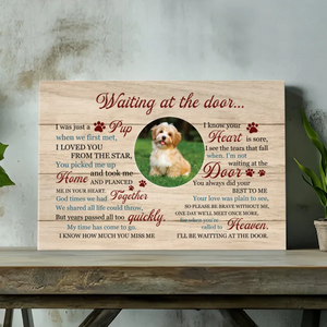 89Prints Personalized Dog Canvas – Heartfelt Tribute for Your Beloved Pet