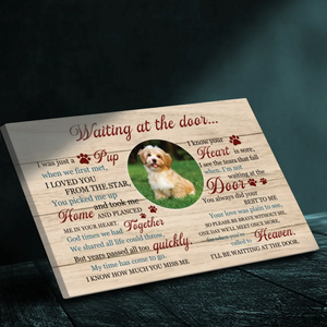 89Prints Personalized Dog Canvas – Heartfelt Tribute for Your Beloved Pet