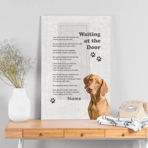 Personalized Canvas Painting In Memory Of A Pet: Parted But Forever