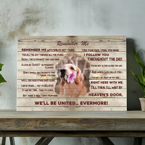 Custom Pet Memorial Canvas – 