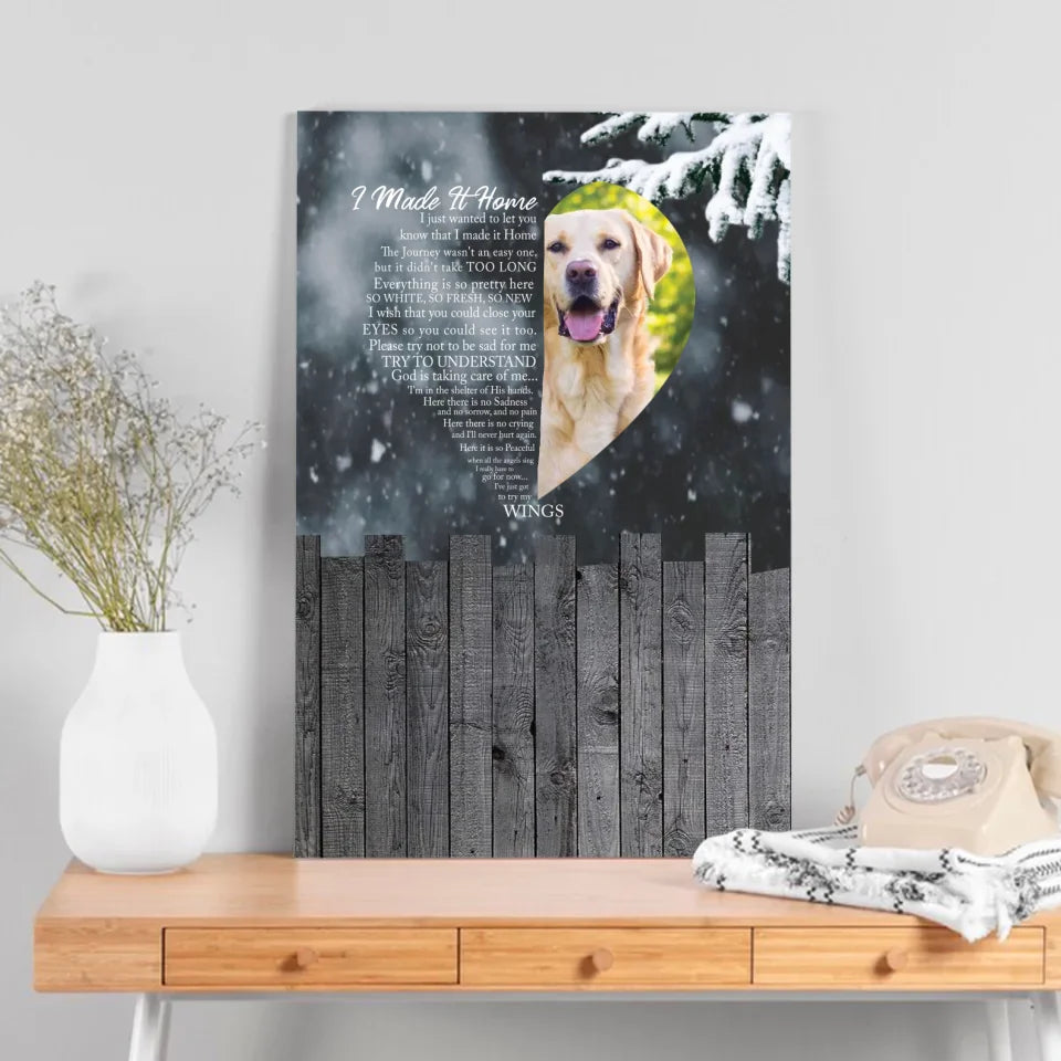 Custom Dog Memorial Painting: A Home With Lovely Angel Dogs For You