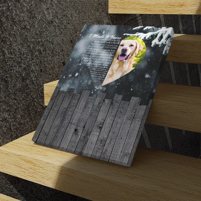 Custom Dog Memorial Painting: A Home With Lovely Angel Dogs For You