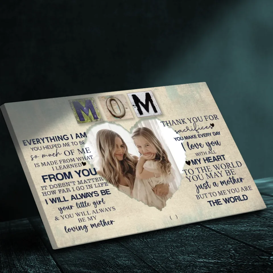 Personalized Mom Canvas: A Warm and Meaningful Gift for Mom | 89Prints