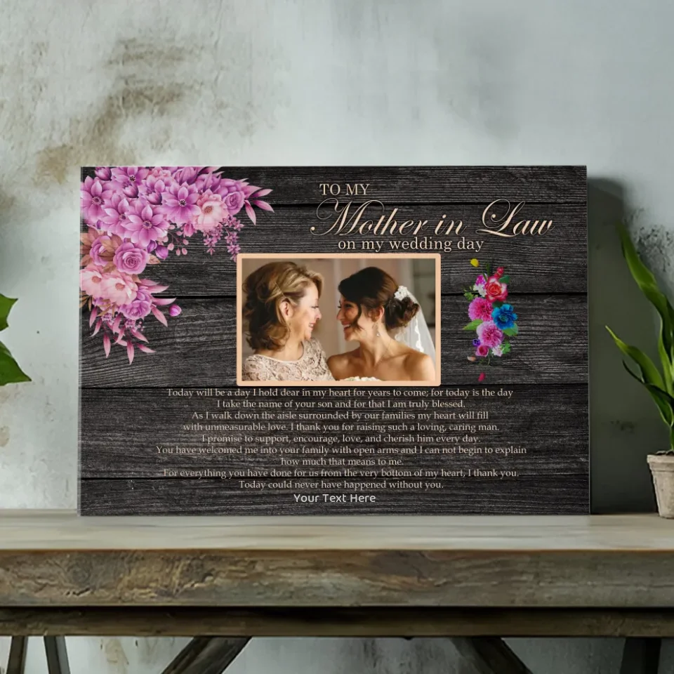 Celebrate Mom's Love: A Personalized Canvas Print for Mom - 89Prints