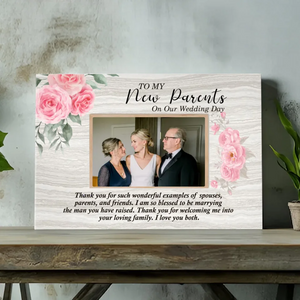 Gratitude to Parents-In-Law - Mirror of Marriage: Personalized Canvas 89Prints