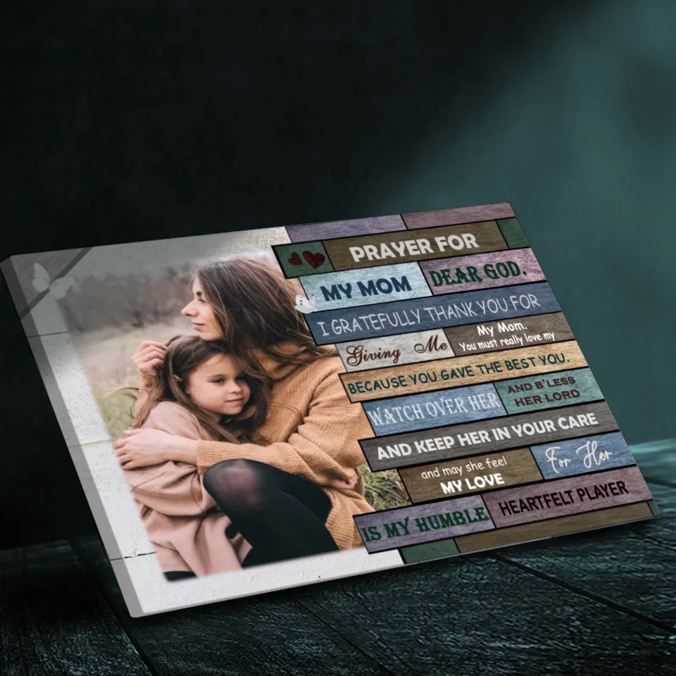 Personalized Canvas About Mom: Wishing Mom Always Be There | 89Prints