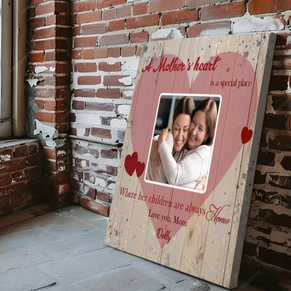 Personalized Canvas Art 89Prints: Capture Your Mom's Happy Smile