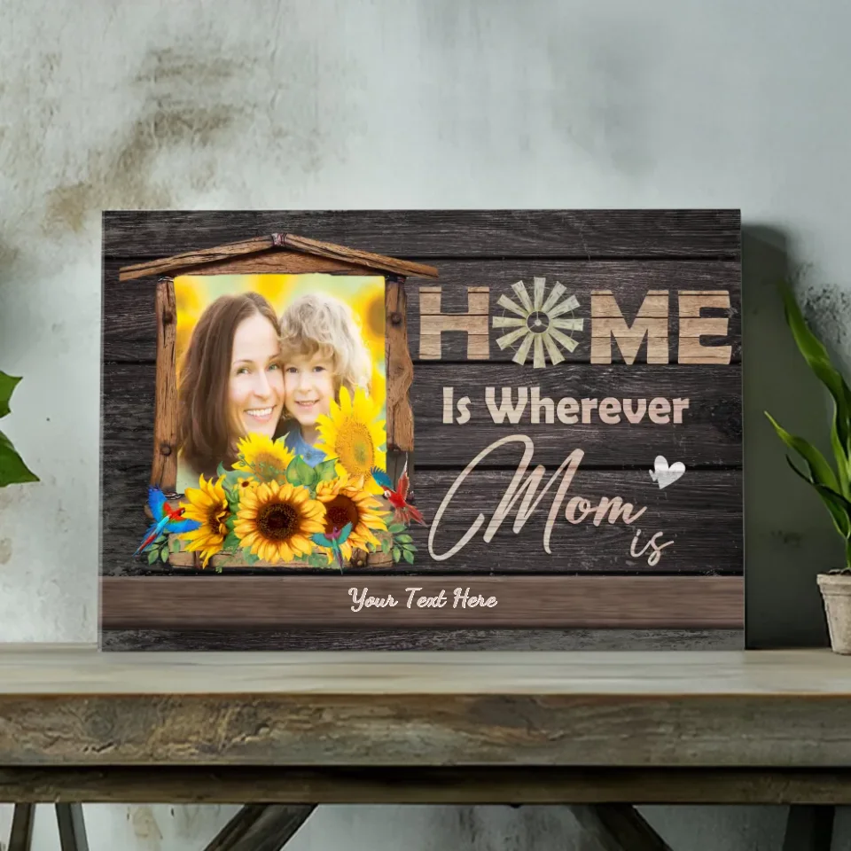 Modern Love: Personalized Canvas Painting for a Unique Mom | 89Prints