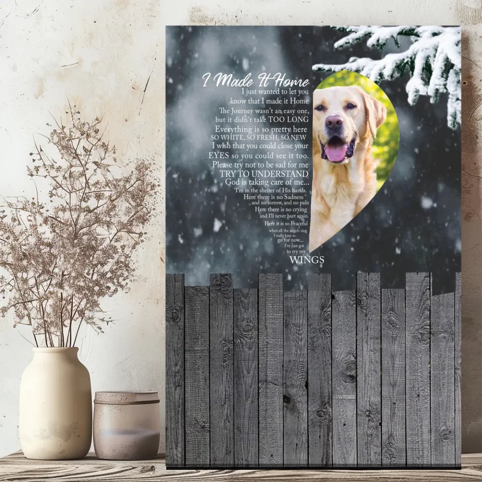 Custom Dog Memorial Painting: A Home With Lovely Angel Dogs For You