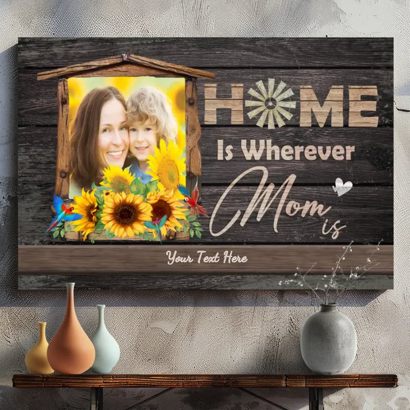 Modern Love: Personalized Canvas Painting for a Unique Mom | 89Prints