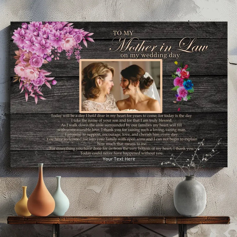 Celebrate Mom's Love: A Personalized Canvas Print for Mom - 89Prints