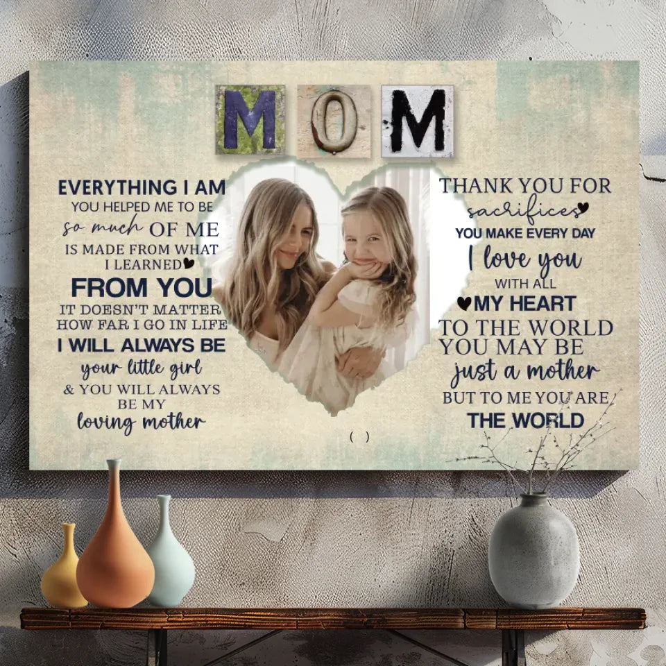 Personalized Mom Canvas: A Warm and Meaningful Gift for Mom | 89Prints