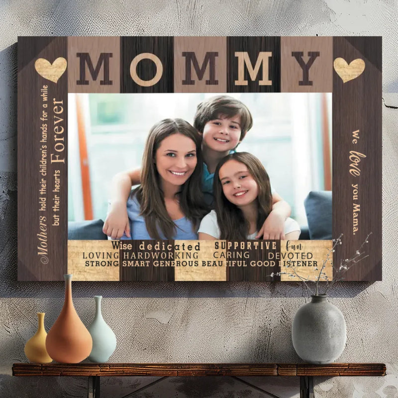 Custom Canvas Painting of Mom's Photo: Capture the Best Moments