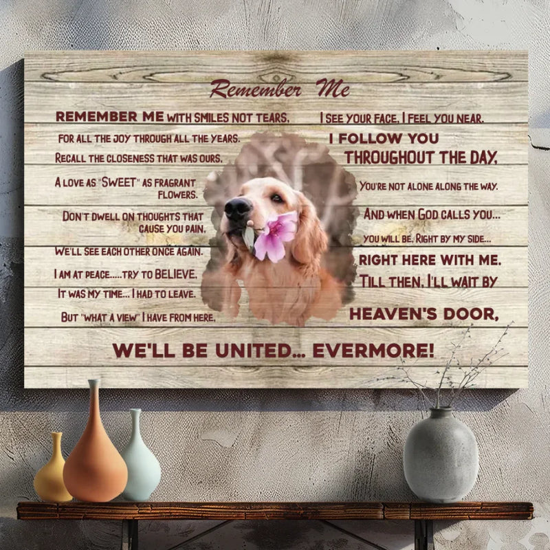 Custom Pet Memorial Canvas – 