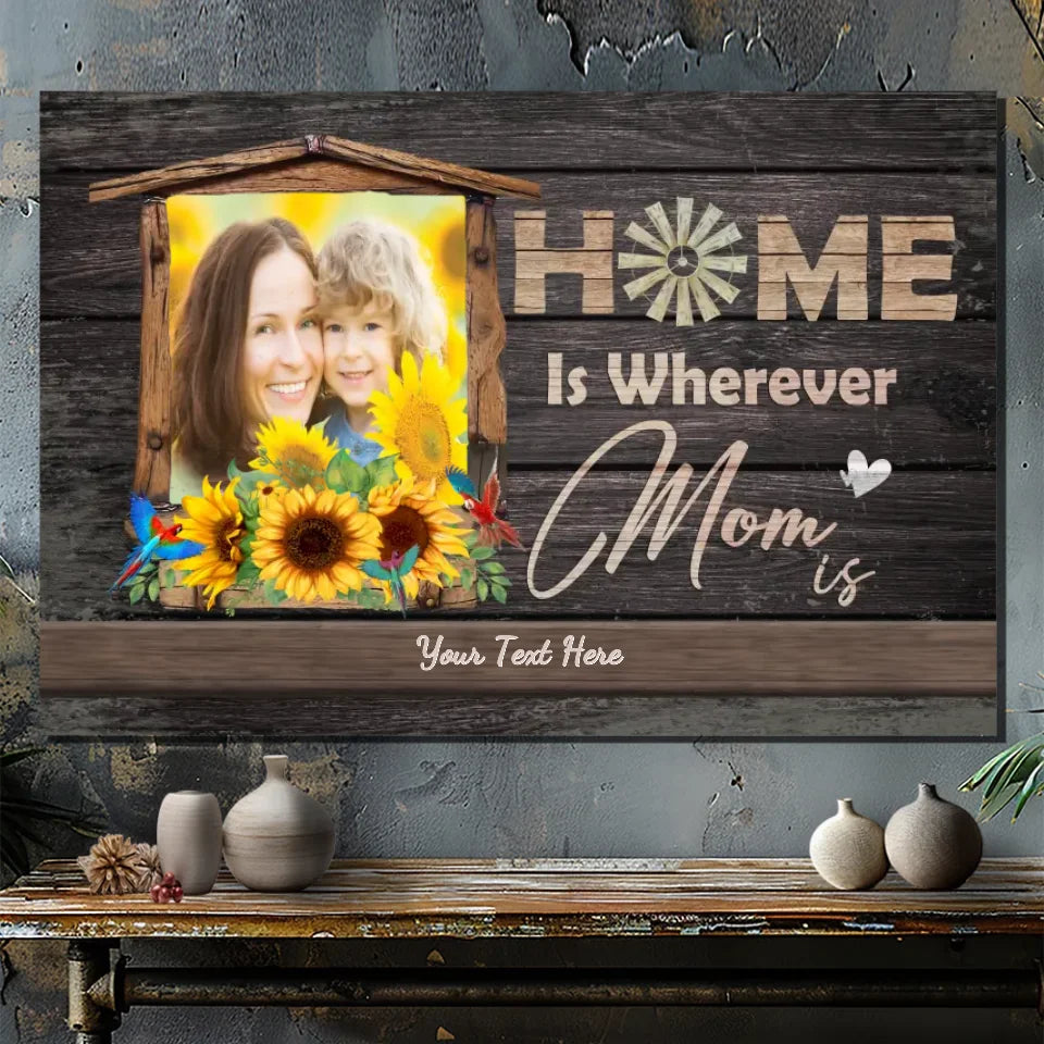 Modern Love: Personalized Canvas Painting for a Unique Mom | 89Prints