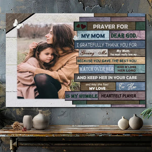 Personalized Canvas About Mom: Wishing Mom Always Be There | 89Prints