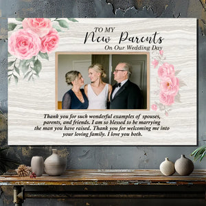 Gratitude to Parents-In-Law - Mirror of Marriage: Personalized Canvas 89Prints