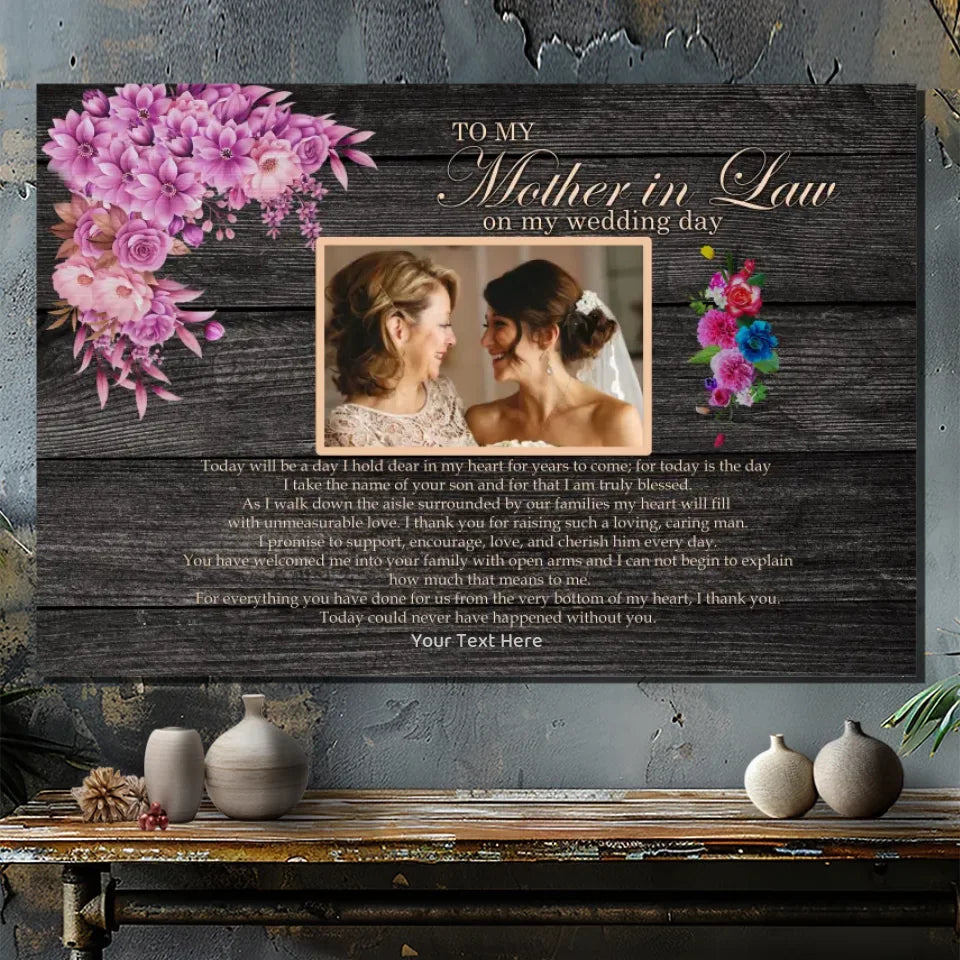 Celebrate Mom's Love: A Personalized Canvas Print for Mom - 89Prints