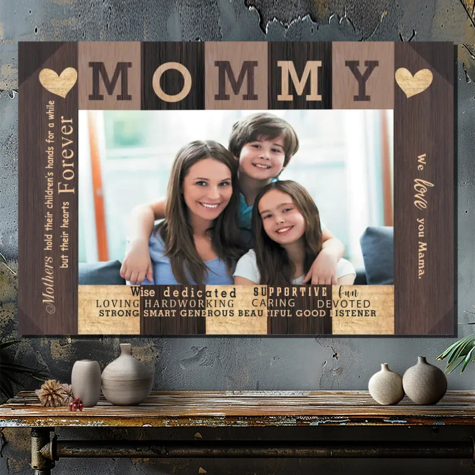 Custom Canvas Painting of Mom's Photo: Capture the Best Moments
