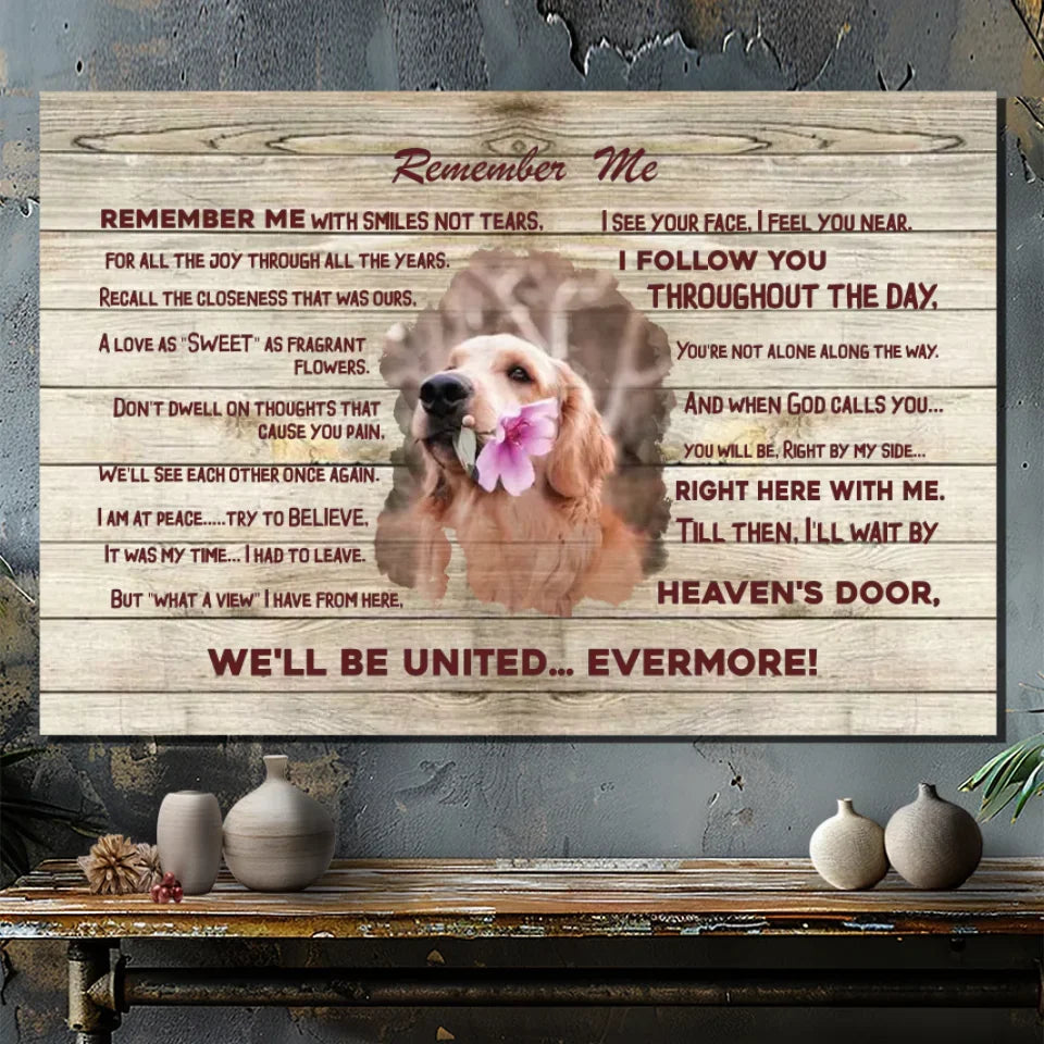 Custom Pet Memorial Canvas – 
