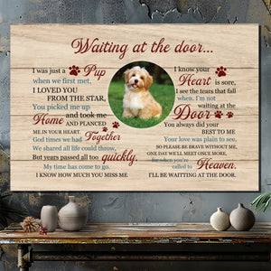 89Prints Personalized Dog Canvas – Heartfelt Tribute for Your Beloved Pet