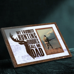 Custom Hunting-Themed Canvas for Dad - Personalized Photos | 89Prints