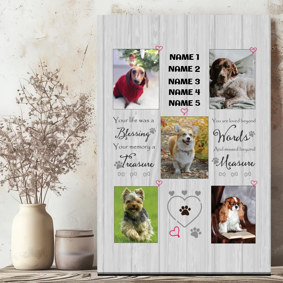 A Positive Memory - Custom Photo of Your Pet Makes a Great Gift