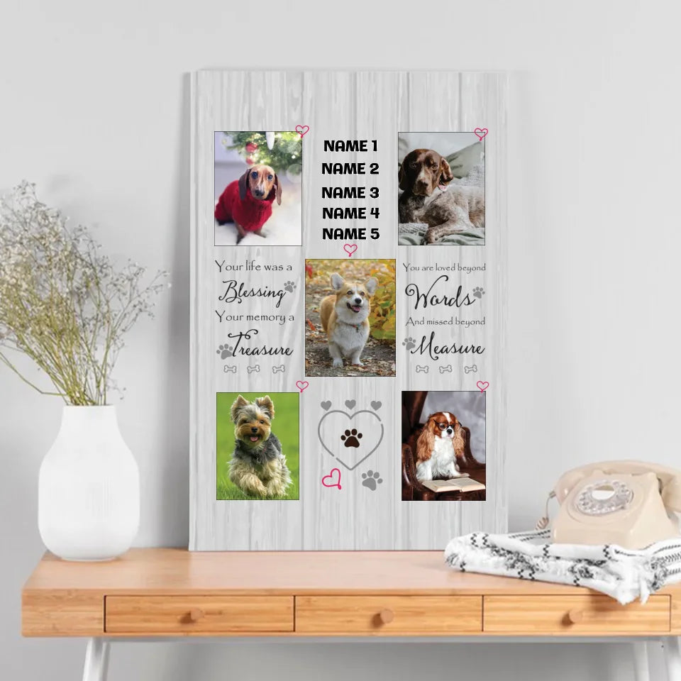 A Positive Memory - Custom Photo of Your Pet Makes a Great Gift
