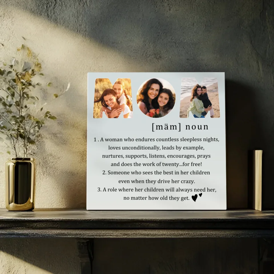 Personalized Photo Canvas At 89Prints - Beautiful Moments of Mom