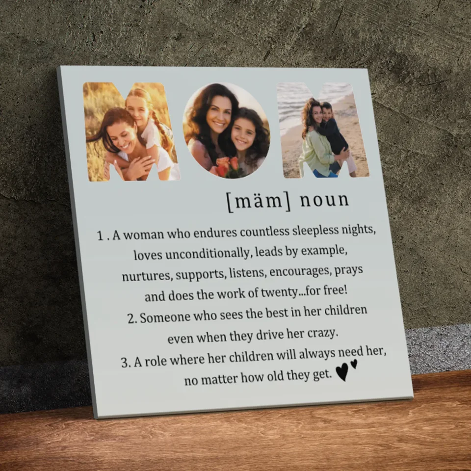 Personalized Photo Canvas At 89Prints - Beautiful Moments of Mom