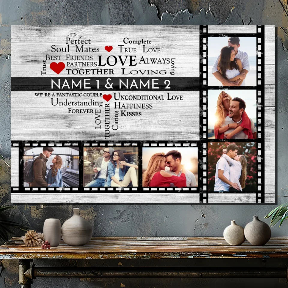 Personalized Canvas Art - Perfect Soul Mates and True Love | 89Prints