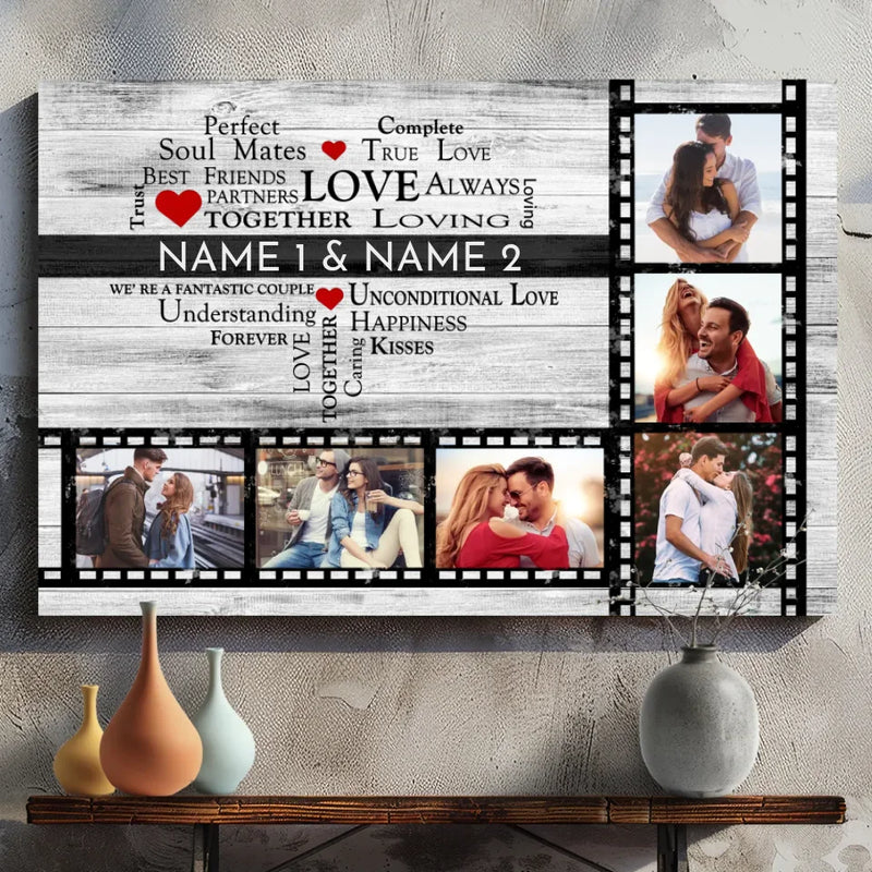 Personalized Canvas Art - Perfect Soul Mates and True Love | 89Prints