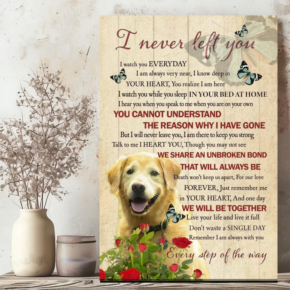 Always With You: Custom Pet Memorial Canvas Art From 89Prints