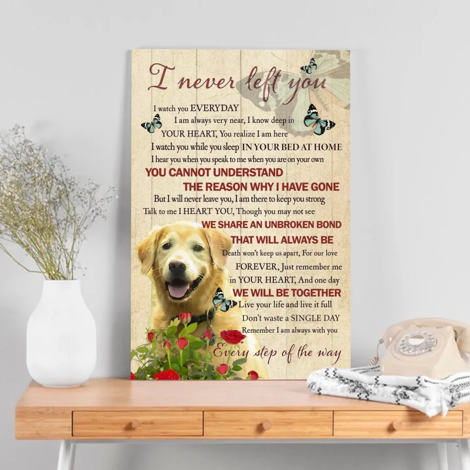 Always With You: Custom Pet Memorial Canvas Art From 89Prints