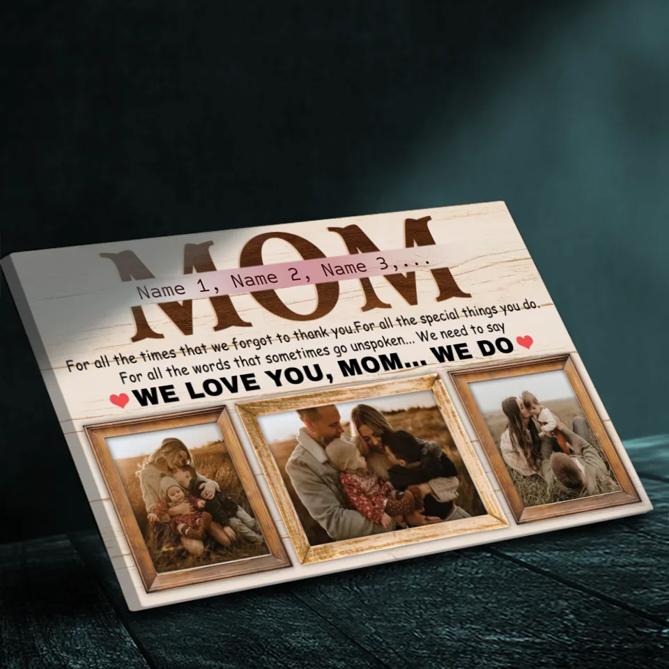 Personalized Canvas Art: A One-of-a-Kind Gift For Mom | 89Prints