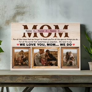 Personalized Canvas Art: A One-of-a-Kind Gift For Mom | 89Prints